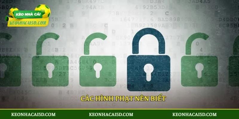 Chính sách bảo mật 3 Các hình phạt nên biết