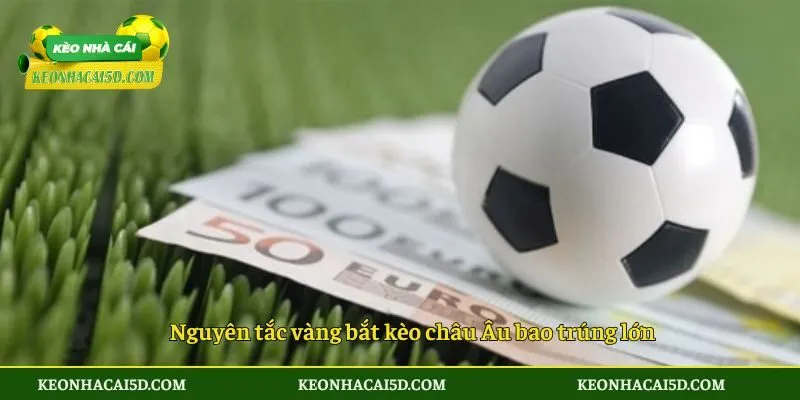 Nguyên tắc vàng bắt kèo châu Âu bao trúng lớn