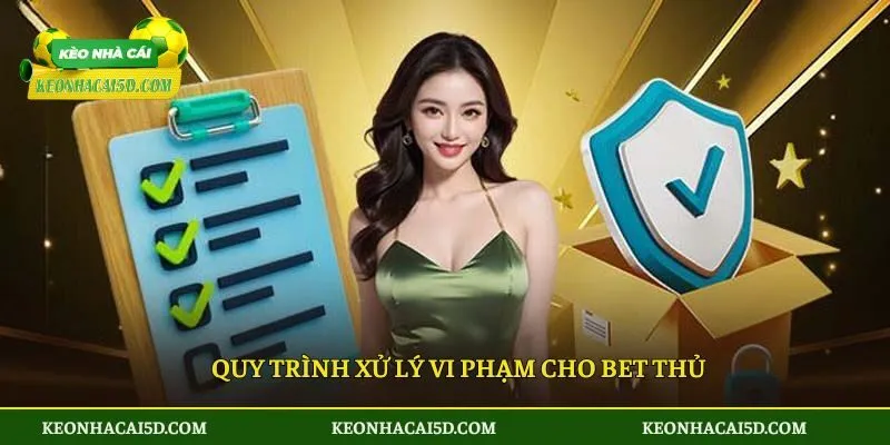 Điều Khoản Sử Dụng 3 Quy trình xử lý vi phạm cho bet thủ